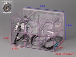 Poltex Protective Eyewear Holder Mounting: Magnet:Personal Protective Equipment,