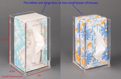 Poltex Tissue Box Holder-4.5D