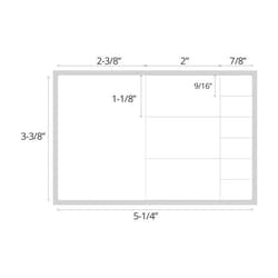PDC Meditech Direct Thermal Paper Label, 1000 Labels/Roll