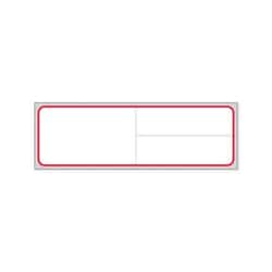 PDC&nbsp;Meditech Direct Thermal IR Paper Label, White with Red