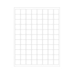 Precision Dynamics Label Laser Paper Permanent - White, 100 Sheets per Package