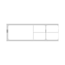 PDC&nbsp;Direct Thermal Label, Paper, 1200 Labels/Roll, 8 Rolls/Box