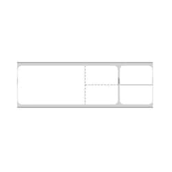 PDC&nbsp;Direct Thermal Label, Paper, 1200 Labels/Roll, 8 Rolls/Box