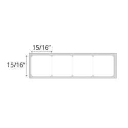 PDC&nbsp;SafeGuard&trade; Direct Thermal Slide Label, 15/16 in. x 15/16 in.