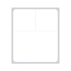 PDC&nbsp;Direct Thermal Slit Label, 200 Labels/Roll