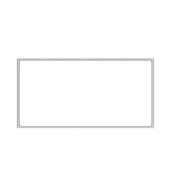 PDC&nbsp;Direct Thermal Paper Label Permanent, 2500/Roll, 8 Rolls/Case