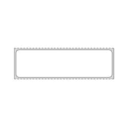 PDC&nbsp;Direct Thermal Paper Label Permanent 3 in. Core 3.5 in. x 1 in., 5000/Roll, 8 Rolls/Case