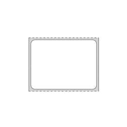 PDC&nbsp;Direct Thermal Paper Label Permanent, 960/Roll, 8 Rolls/Case