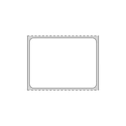 PDC&nbsp;Direct Thermal Label, 1300/Roll, 8 Rolls/Case