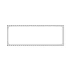 PDC&nbsp;Thermal Transfer Paper Permanent 1 in. Core, 1300/Roll, 8 Rolls/Case