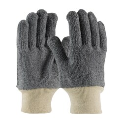 PIP™ Seamless Knit Gray Terrycloth Hot Mill Gloves - 24 oz.