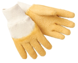 MCR Safety Crinkle Latex Coated Cotton Jersey Work Gloves