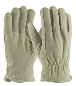 PIP™ Premium Grade Split Cowhide Leather Gloves with Fleece Pile Lining