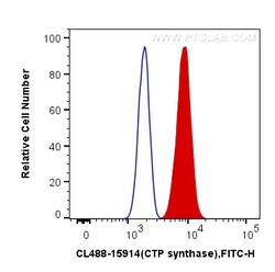 CoraLite Plus 488-conjugated CTP synthase Rabbit Polyclonal Antibody, Proteintech:Antibodies:Primary