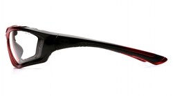 Pyramex Accurist Safety Eyewear Lens Tint: Clear, Frame Color: Black and
