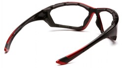 Pyramex Accurist Safety Eyewear Lens Tint: Clear, Frame Color: Black and