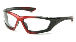 Pyramex Accurist Safety Eyewear Lens Tint: Clear, Frame Color: Black and