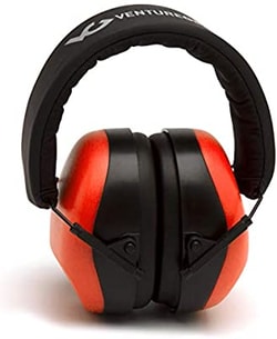 Pyramex Venture Gear VG80 Series Ear Muffs Color: High Visibility Orange:Personal