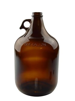 Qorpak&trade;&nbsp;Amber Glass Jugs without Cap
