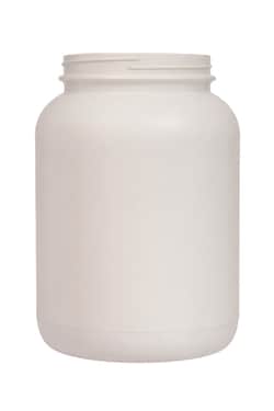 Qorpak Natural HDPE Wide Mouth Round Bottles with White PP SturdeeSeal PE Foam Lined Caps 110-400 | Buy Online | Qorpak&trade; | Fisher Scientific