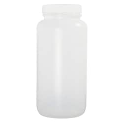 Qorpak Natural HDPE Wide Mouth Round Bottles with PP SturdeeSeal PE Foam Caps, Cleaned for Volatiles 60 mL | Buy Online | Qorpak&trade; | Fisher Scientific