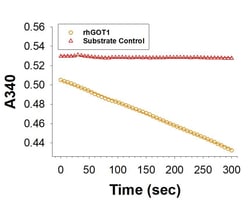 R&D Systems&trade;&nbsp;Recombinant Human GOT1 His-tag Protein, CF
