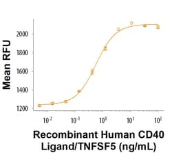 R&D Systems&trade;&nbsp;Recombinant Human CD40 Ligand/TNFSF5 (HEK293-expressed)