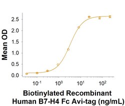 R&D Systems&trade;&nbsp;Recombinant Human B7-H4 Fc Chimera Avi-tag Protein
