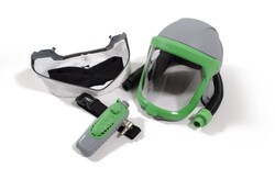 RPB Z-Link Respirator Helmet with Tychem Face Seal C40 Fabrication, Welding,
