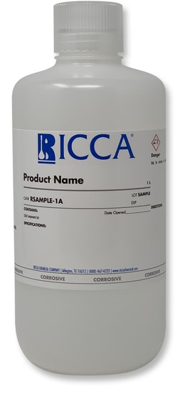 Water Hardness Buffer, with Magnesium EDTA, Ricca Chemical Volume: 1 L,