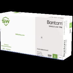 SW Sustainability Solutions Bantam P-021-098-WT White TPE Single-Use Gloves