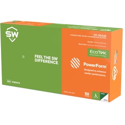 SW Sustainability Solutions&nbsp;PowerForm PF-95GW 5.9 mil Sustainable Skin-Improving Nitrile Exam Gloves