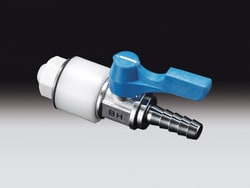 Sanplatec&trade;&nbsp;Absperrhahn für Polycarbonat-Vakuumexsikkator