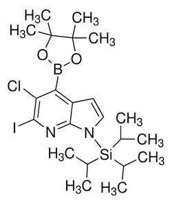 Sigma Aldrich&nbsp;5-Chloro-6-iodo-4-(4,4,5,5-tetramethyl-1,3,2-dioxaborolan-2-yl)-1-(triisopropylsilyl)-1H-pyrrolo[2,3-b]pyridine
