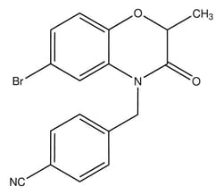 Sigma Aldrich&nbsp;4-((6-Bromo-2,3-dihydro-2-methyl-3-oxobenzo[b][1,4]oxazin-4-yl)methyl)benzonitrile