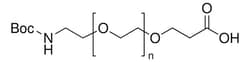 Sigma Aldrich O-[2-(Boc-Amino)Ethyl]-O'-(2-Carboxyethyl)Polyethylene Glycol 5,000 1 g | Buy Online | Sigma Aldrich | Fisher Scientific