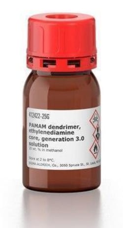 Sigma Aldrich PAMAM dendrimer, ethylenediamine core, generation 3.0 solution 5 g | Buy Online | Sigma Aldrich | Fisher Scientific
