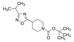 Sigma Aldrich&nbsp;4-(3-Isopropyl-[1,2,4]oxadiazol-5-yl)piperidine-1-carboxylic acid tert-butyl ester
