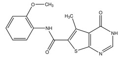 Sigma Aldrich&nbsp;N-(2-Methoxyphenyl)-5-Me-4-oxo-3,4-dihydrothieno[2,3-d]pyrimidine-6-carboxamide