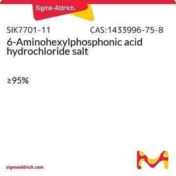 Sigma Aldrich 6-Aminohexylphosphonic acid hydrochloride salt 250 mg | Buy Online | Sigma Aldrich | Fisher Scientific