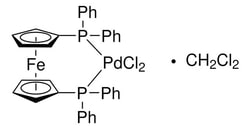 Sigma Aldrich [1,1'-Bis(Diphenylphosphino)Ferrocene]Dichloropalladium(II), Complex With Dichloromethane 5 g | Buy Online | Sigma Aldrich | Fisher Scientific