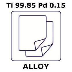 Sigma Aldrich&nbsp;Titanium-palladium alloy, Ti99.85Pd0.15