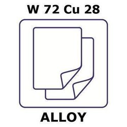 Sigma Aldrich&nbsp;Tungsten-copper alloy, W72Cu28