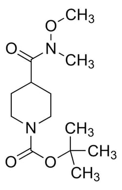 Sigma Aldrich tert-Butyl 4-[methoxy(methyl)carbamoyl]piperidine-1-carboxylate 25 g | Buy Online | Sigma Aldrich | Fisher Scientific