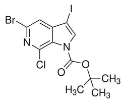 Sigma Aldrich tert-Butyl 5-bromo-7-chloro-3-iodo-1H-pyrrolo[2,3-c]pyridine-1-carboxylate 25 g | Buy Online | Sigma Aldrich | Fisher Scientific