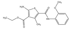 Sigma Aldrich&nbsp;Ethyl 2-amino-5-(2-methoxyphenylcarbamoyl)-4-methylthiophene-3-carboxylate