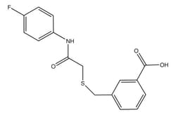 Sigma Aldrich&nbsp;3-[({2-[(4-Fluorophenyl)amino]-2-oxoethyl}thio)methyl]benzoic acid