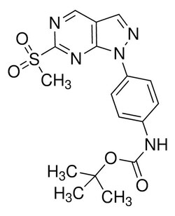 Sigma Aldrich&nbsp;tert-Butyl (4-(6-(methylsulfonyl)-1H-pyrazolo[3,4-d]pyrimidin-1-yl)phenyl)carbamate