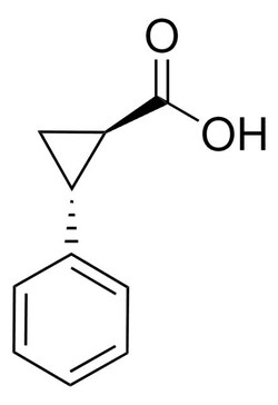 Sigma Aldrich trans-2-Phenylcyclopropane-1-carboxylic acid 25 g | Buy Online | Sigma Aldrich | Fisher Scientific