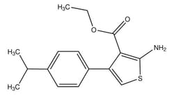 Sigma Aldrich Ethyl 2-amino-4-(4-isopropylphenyl)thiophene-3-carboxylate 25 g | Buy Online | Sigma Aldrich | Fisher Scientific